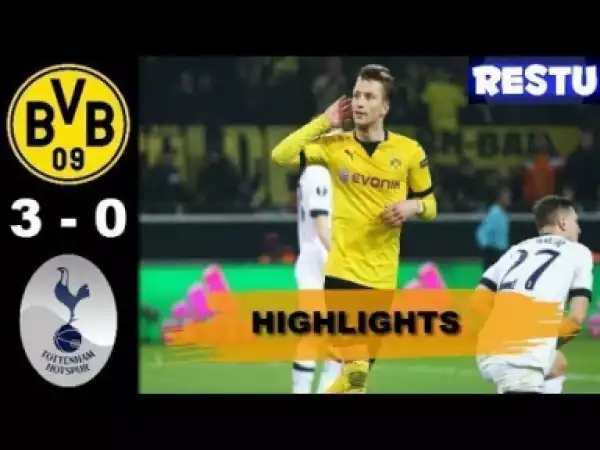 Tottenham 3 -Vs- 0 Borussia Dortmund (UEFA Champions League) Highlights